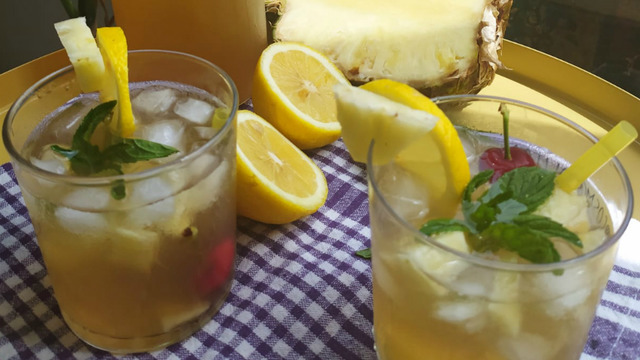Ödem Atıcı Etkisiyle: Ananaslı Soğuk Çay