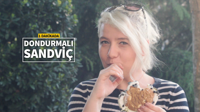 [VİDEO] Hem de Kurabiyeli: 1 Dakikada Dondurmalı Sandviç