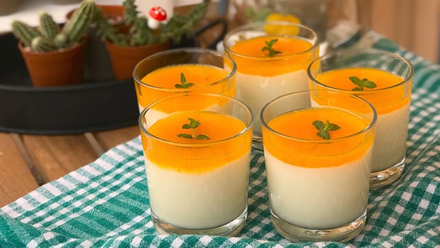 Mayhoş Lezzet: Kayısı Soslu Sakızlı Muhallebi