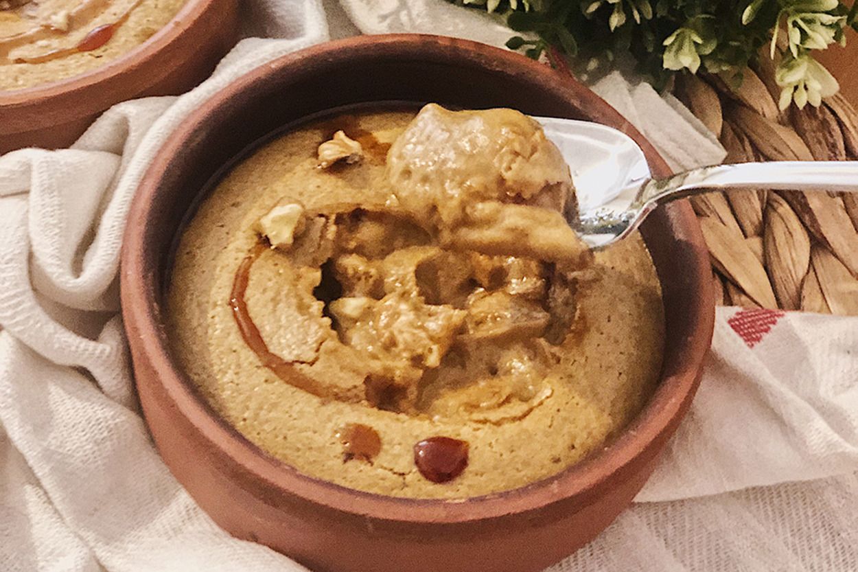 Lezzet Dolu: Şekersiz Unsuz Tahinli Sufle
