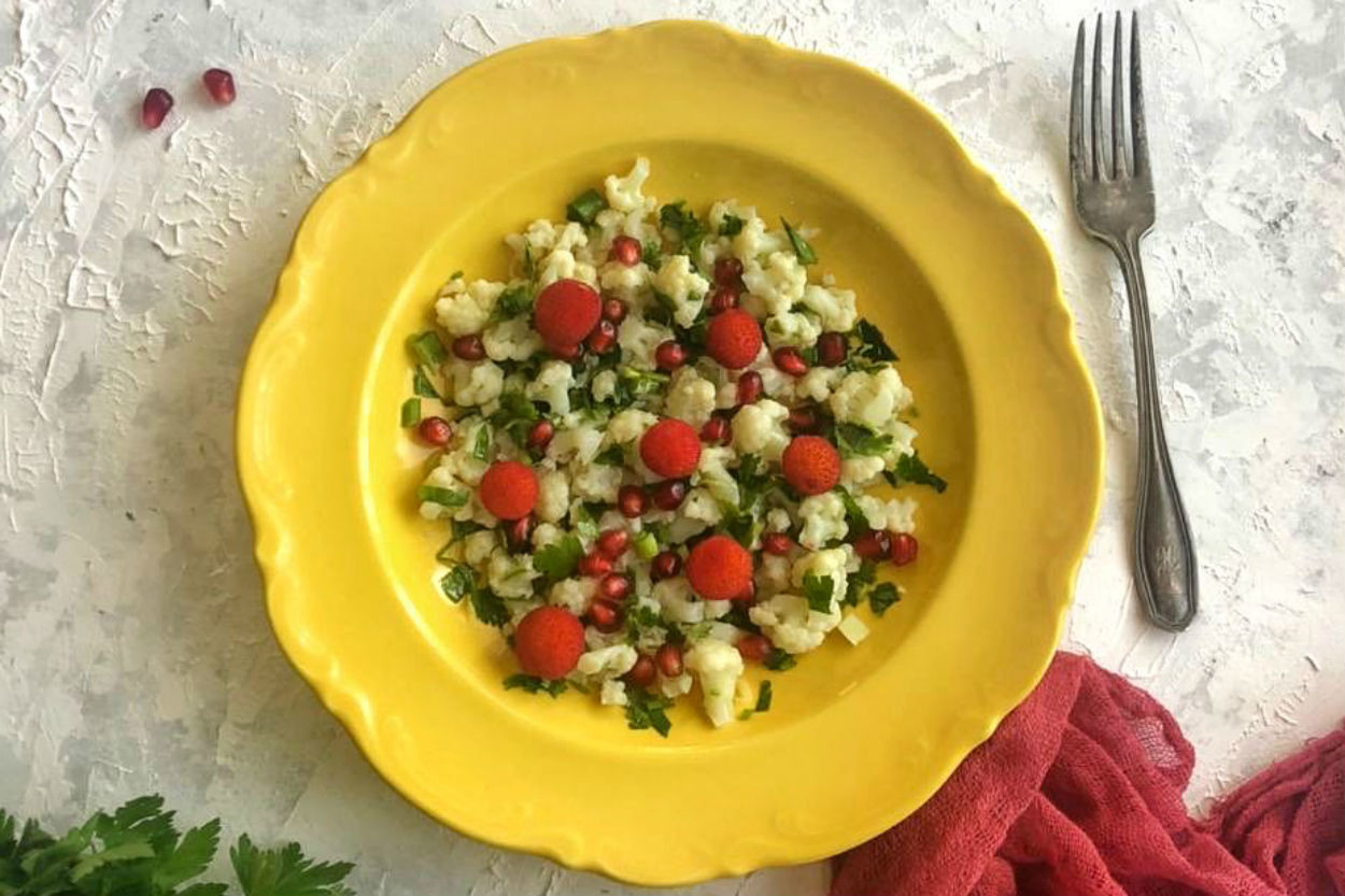 Rengarenk Salata: Karnabahar Tabule
