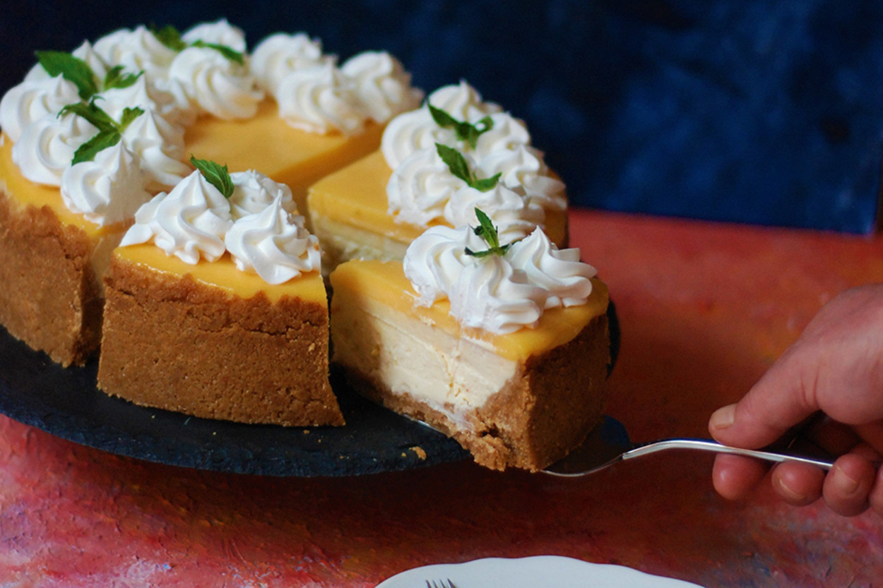 Mayhoş Aromasıyla: Limonlu Soslu Cheesecake