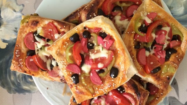 Çıtır Hamuru Mest Eder: Milföy Pizza