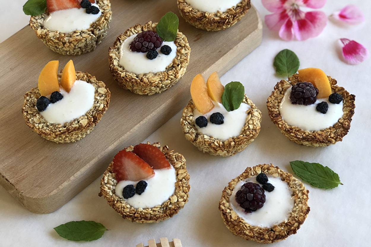 Rengarenk Lezzet: Yulaflı Fit Tartolet