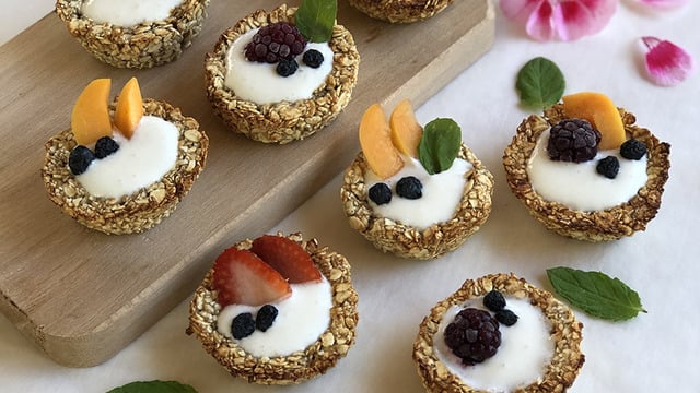 Rengarenk Lezzet: Yulaflı Fit Tartolet