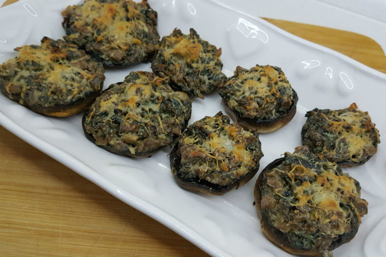 Müthiş Buluşma: Ispanaklı Mantar Dolma