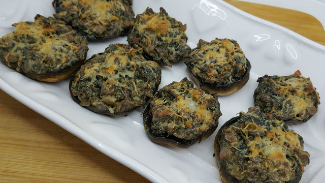 Müthiş Buluşma: Ispanaklı Mantar Dolma