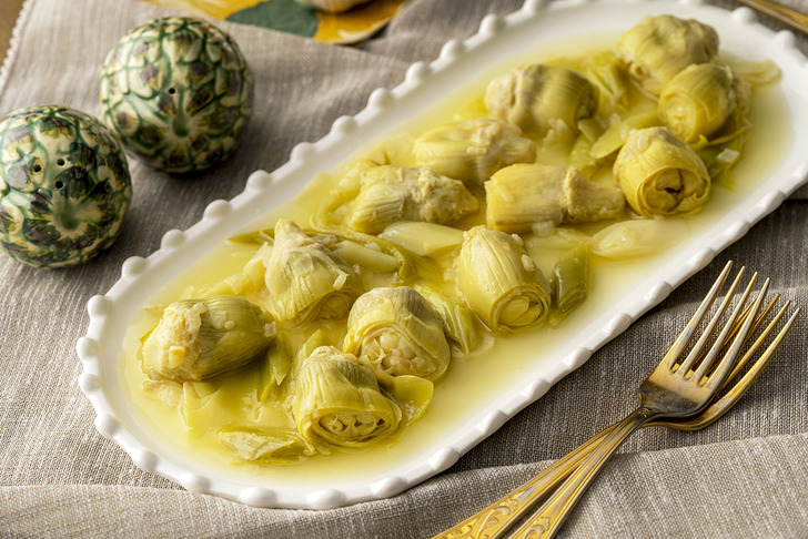 Limon Soslu, Pırasalı Enginar Kalbi Tarifi