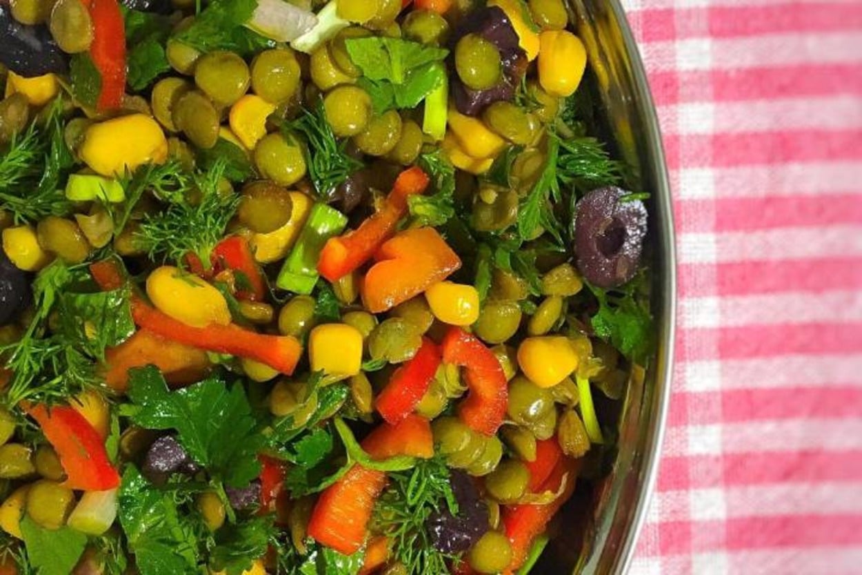Hiç Bu Kadar Lezzetli Olmadı: Yeşil Mercimek Salatası