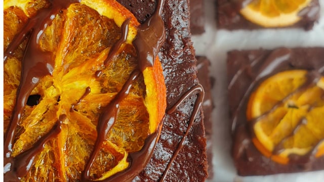 Rafine Şekersiz: Portakallı Brownie