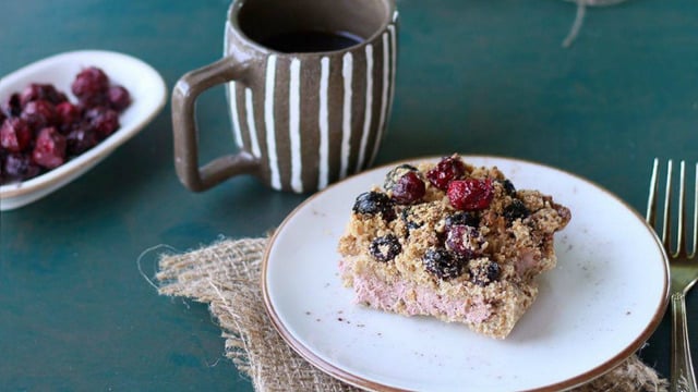 Çay Saatinin Süslüsü: Tahin Helvalı Crumble