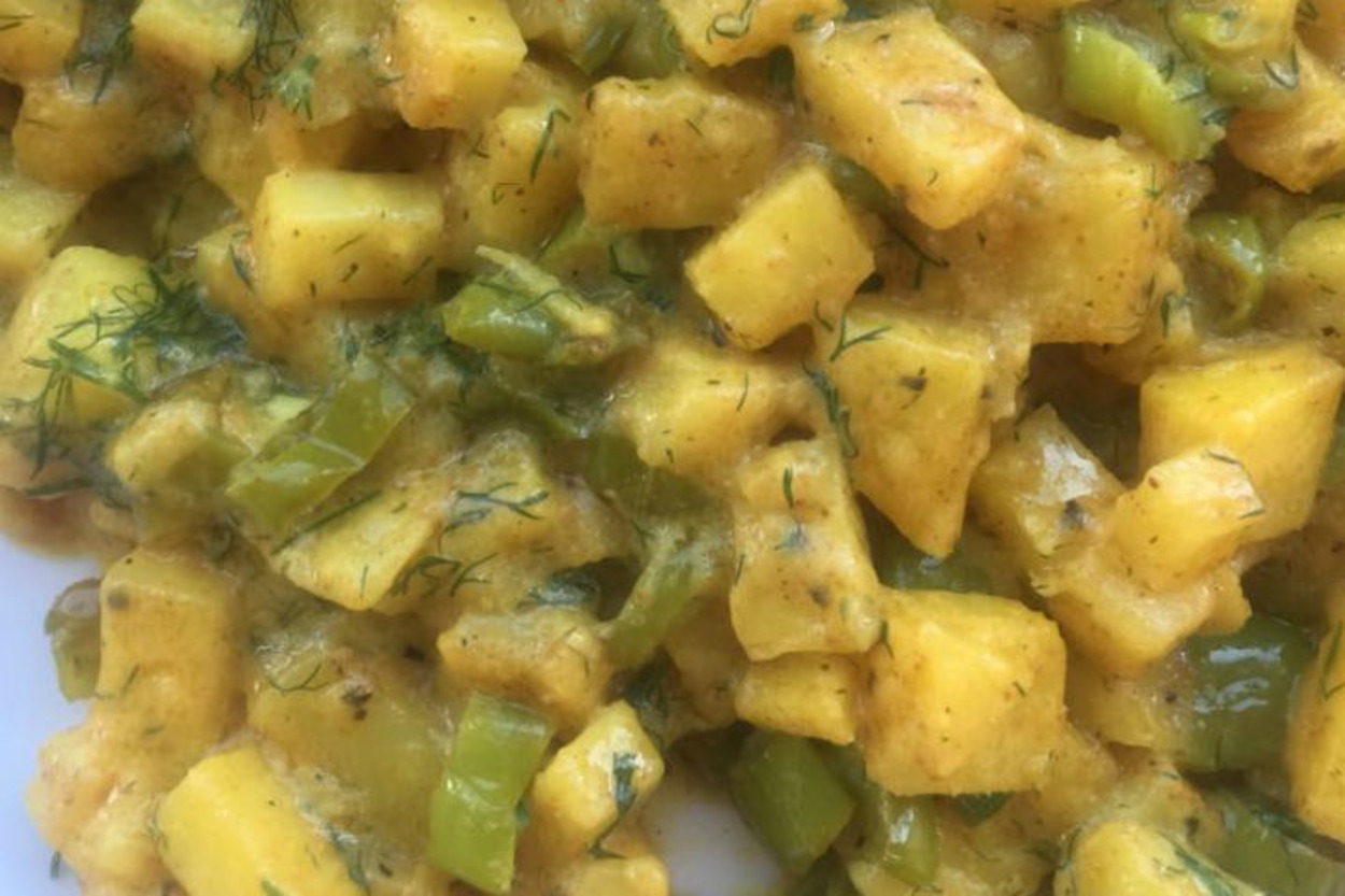 Nohut Unlu ve Vegan: Patates Kavurma
