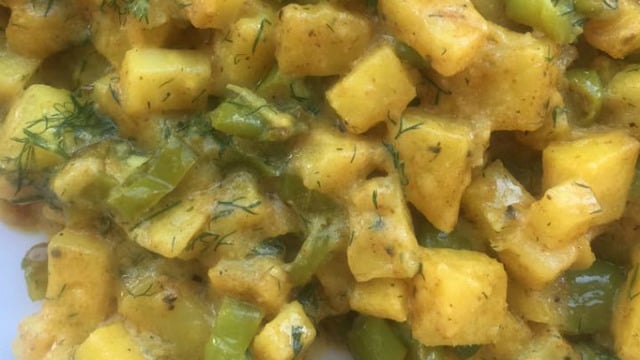 Nohut Unlu ve Vegan: Patates Kavurma