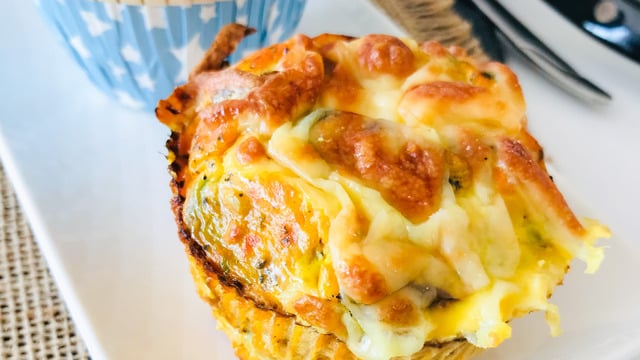 Yok Böyle Lezzet: Zeytinli Avokadolu Tuzlu Muffin