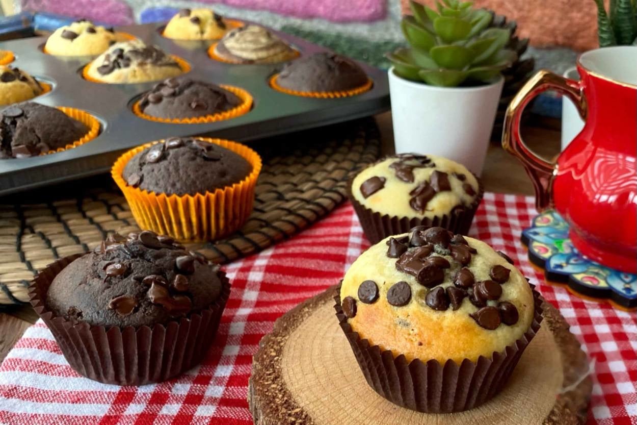 Pamuksu Dokusuyla: Damla Çikolatalı Muffin