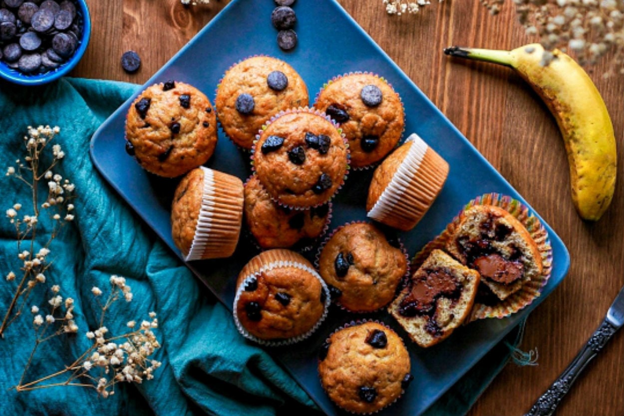 Daha İyisi Yok: Çikolata Dolgulu Muzlu Muffin