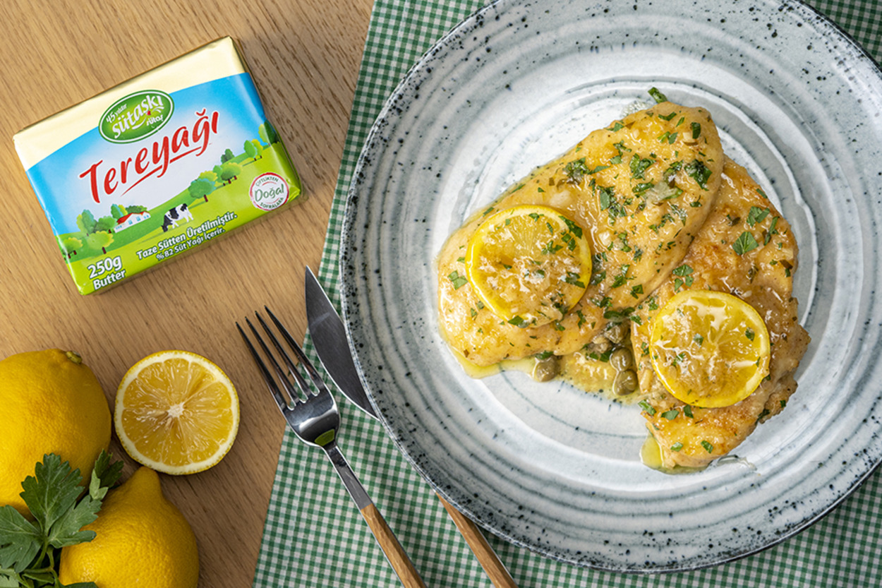 Tavuğa Şık Dokunuş: Tereyağlı Limonlu Tavuk