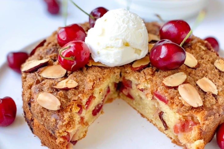 Kirazlı Crumble Kek Tarifi