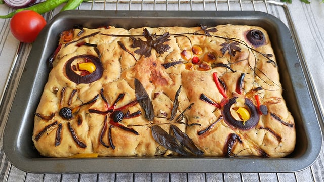 Kendine Has Dokusuyla: Focaccia Ekmek