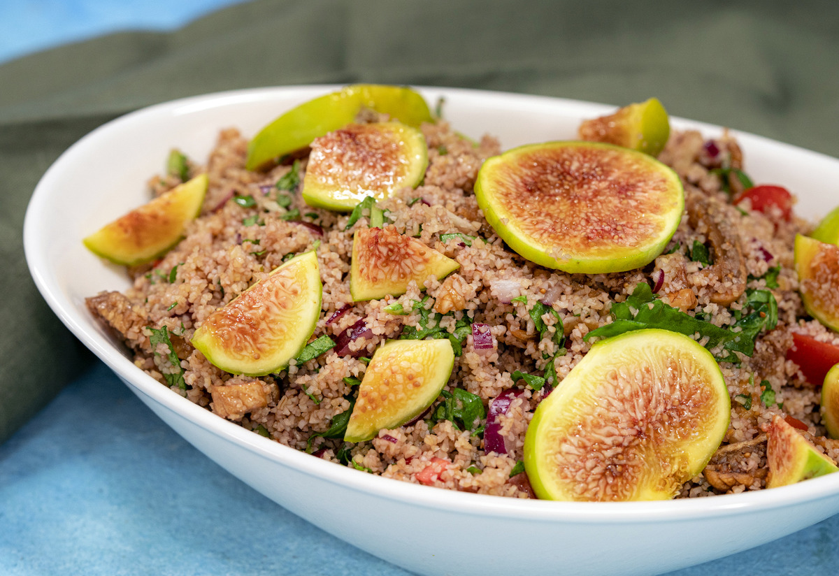 Aromasına Doyulmaz: İncirli Bulgur Salatası Tarifi