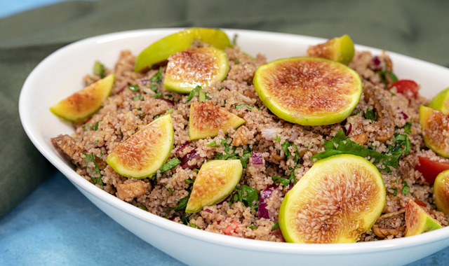 Aromasına Doyulmaz: İncirli Bulgur Salatası