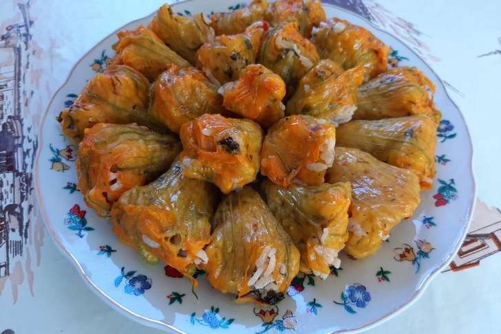 Kabak Çiçeği Dolması Tarifi