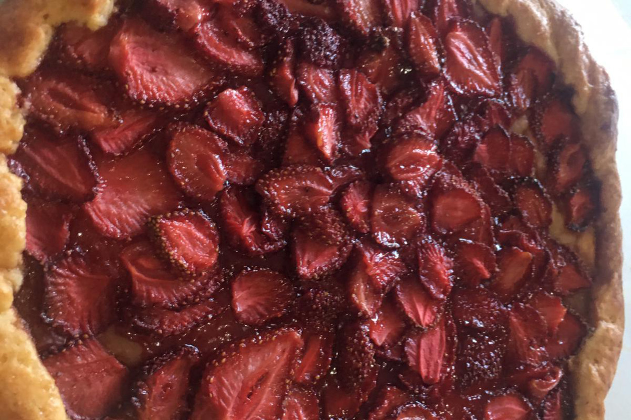 Yazın Tadı: Çilekli Galette