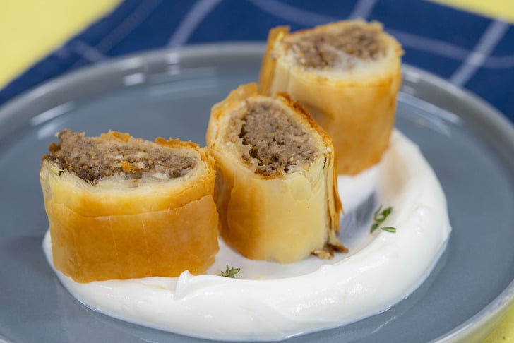 Patlıcanlı Mantarlı Strudel Börek Tarifi