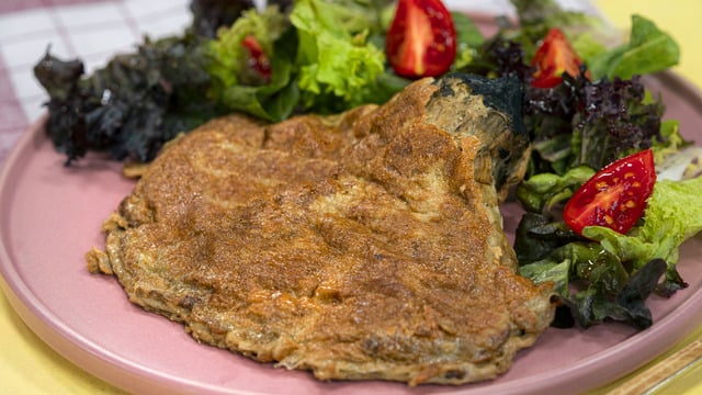 Kahvaltıya Kimler Gelmiş: Patlıcanlı Omlet