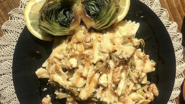 Sofranın Yıldızı: Enginarlı Tavuklu Makarna