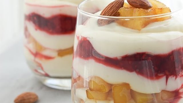 Sarıdan Kırmızıya: Ananas ve Frambuzalı Cup
