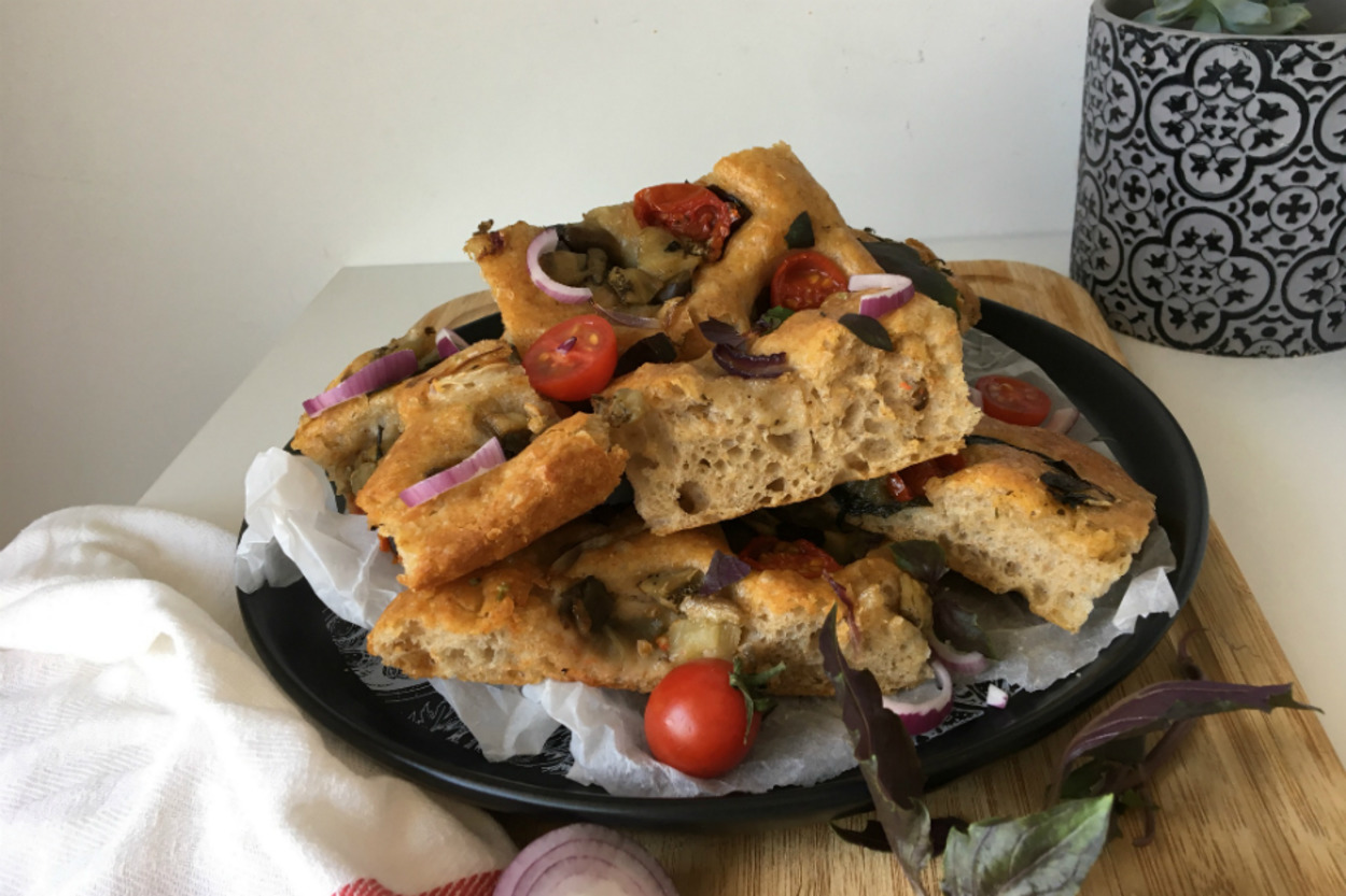 Lezzetine Doyum Olmaz: Köz Patlıcanlı Focaccia