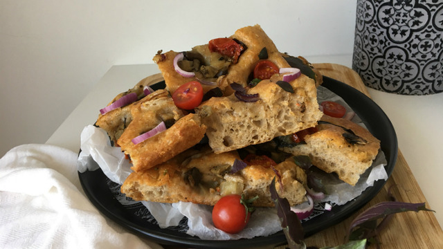 Lezzetine Doyum Olmaz: Köz Patlıcanlı Focaccia