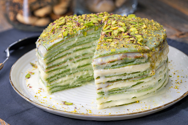 Ispanaklı Krep Pasta Tarifii