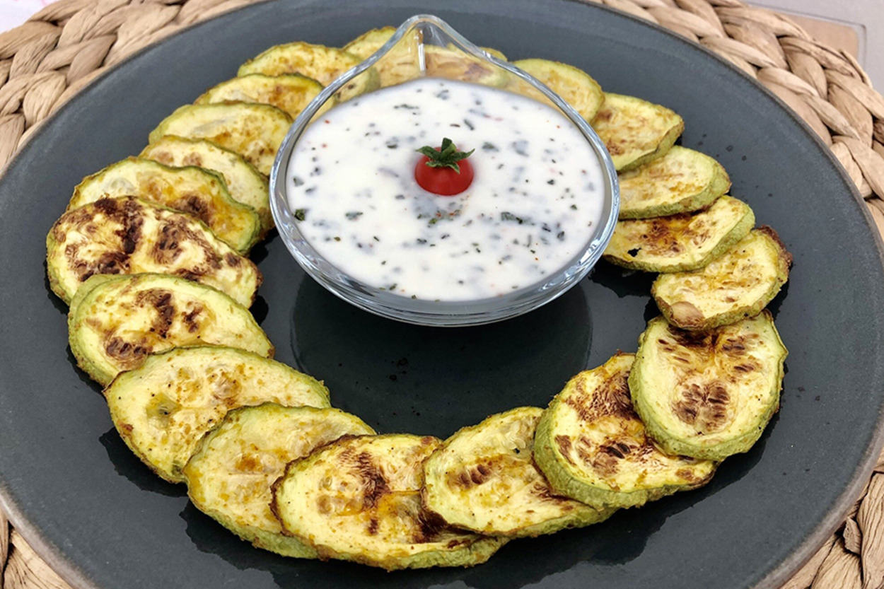 Sağlıklı Atıştırmalık: Kabak Dilimleri