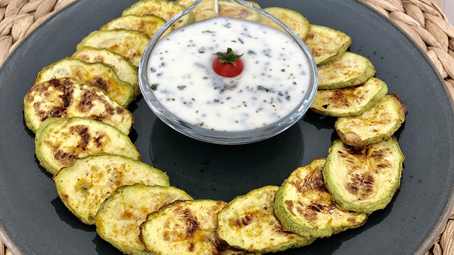 Sağlıklı Atıştırmalık: Kabak Dilimleri