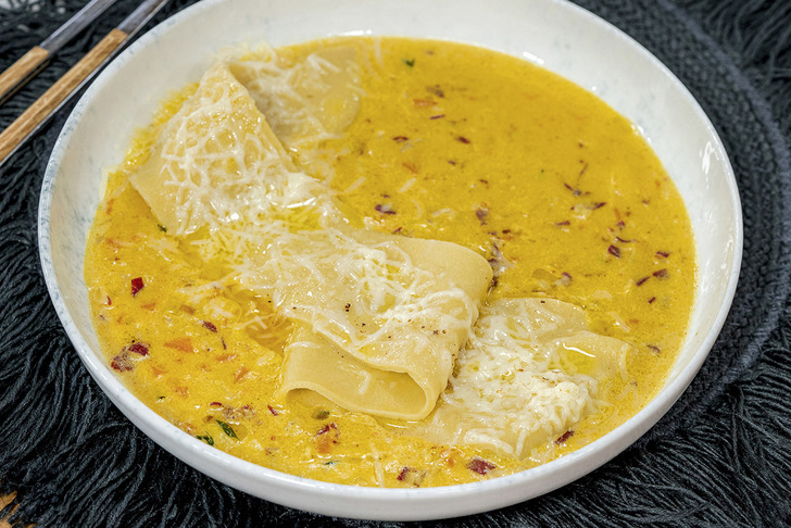 Çıtır Pastırmalı Bal Kabaklı Makarna Tarifi
