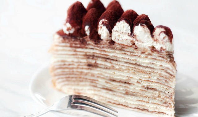 Çok Katlı Krep Pasta: Tiramisu Mille Crepe Cake
