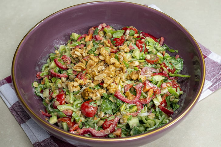 Tahin Soslu Mercimek Salatası Tarifi