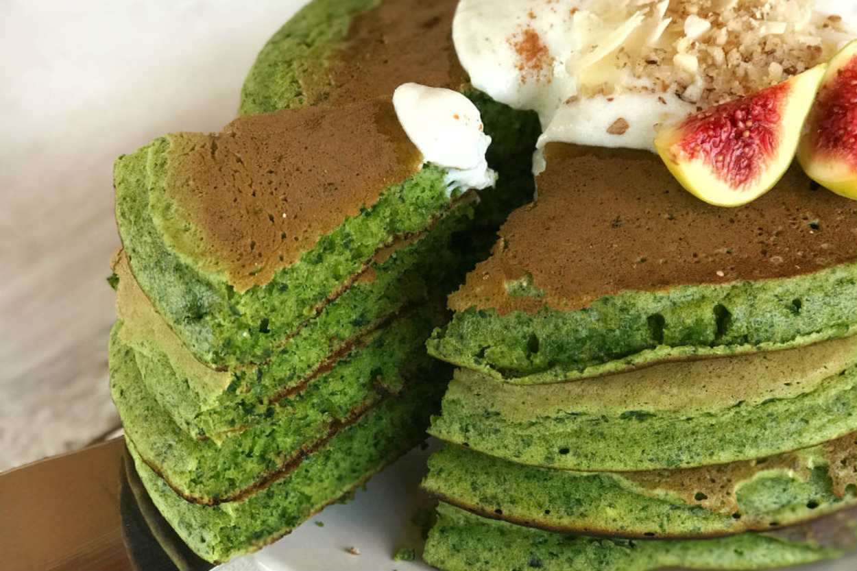 En Güzel Yeşil: Ispanaklı Pankek