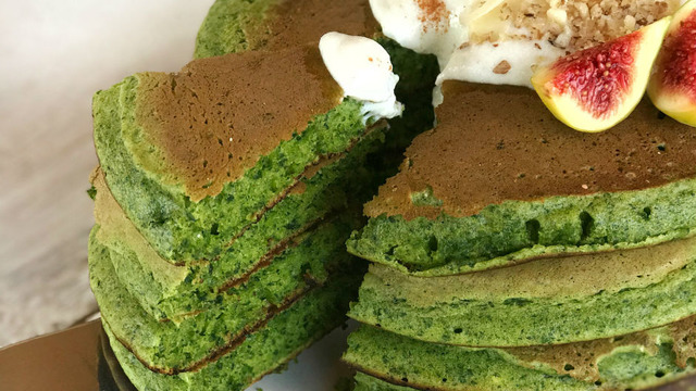 En Güzel Yeşil: Ispanaklı Pankek