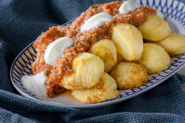 Airfryer'da Salsa Soslu Çıtır Patates Tarifi