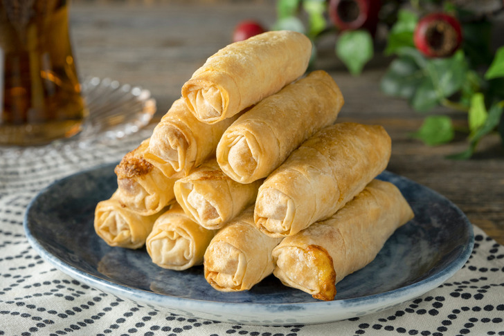 Airfryer'da Patatesli Kaşarlı Kalem Börek Tarifi
