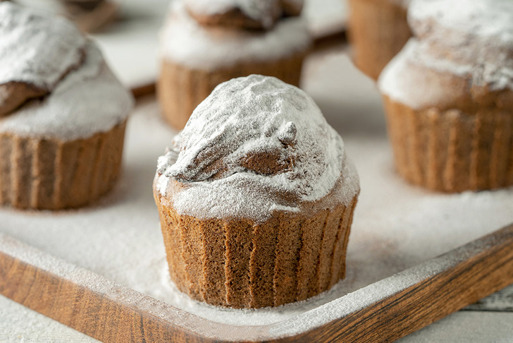 Airfryer'da Muzlu Çikolatalı Muffin Tarifi