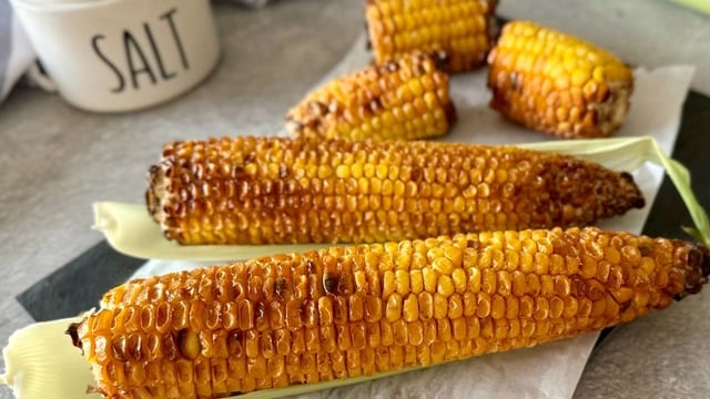 Sadece 20 Dakikada: Airfryer'da Közlenmiş Mısır