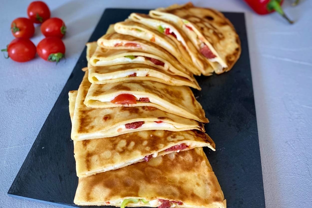 Hepsi Birlikte: Pizza Tadında Gözleme Krep