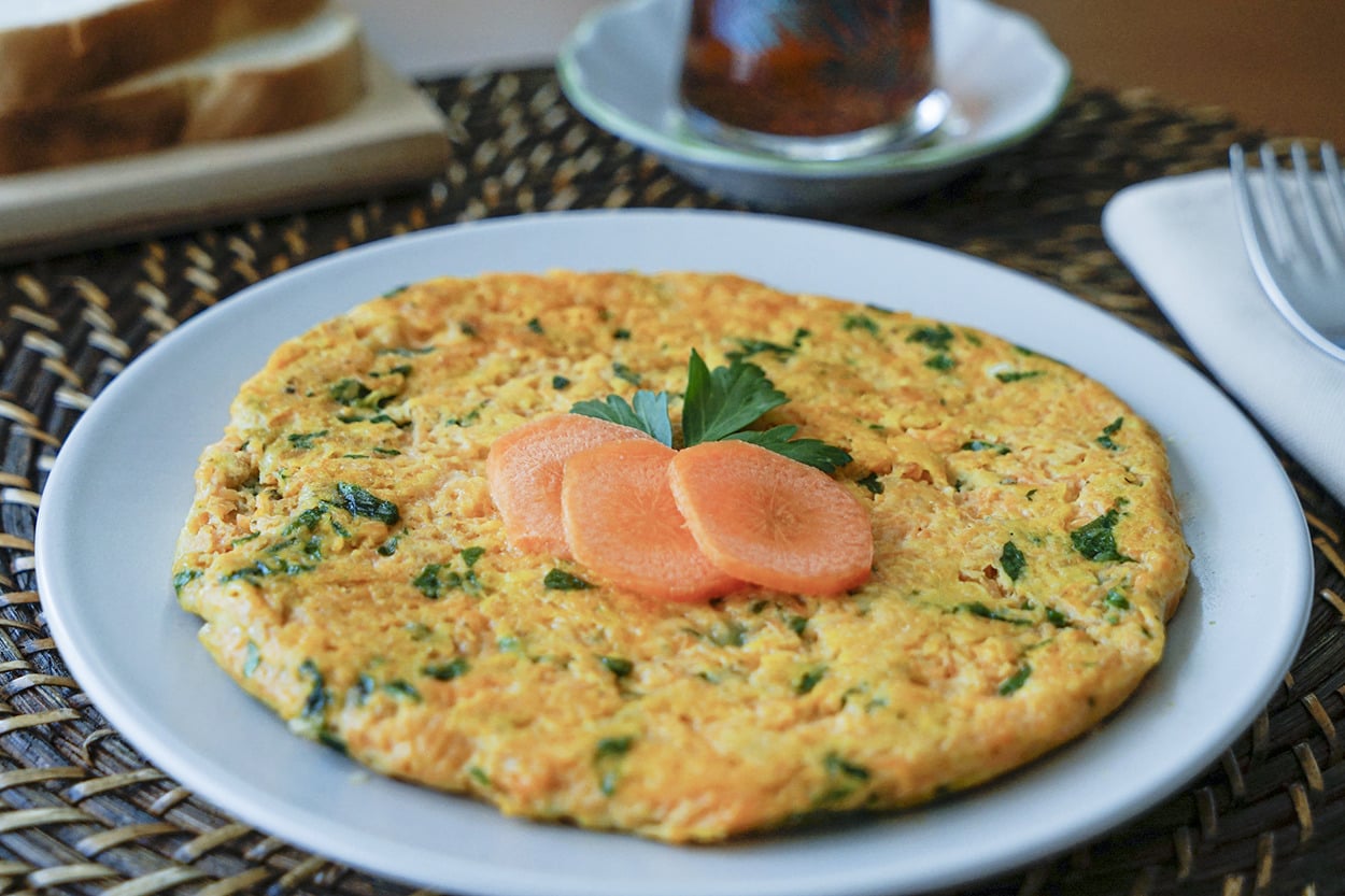Kahvaltıya Hemen Hazır: Havuçlu Omlet