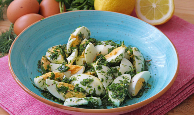 Hemen Sabah Olsun: Kahvaltılık Yumurta Salatası