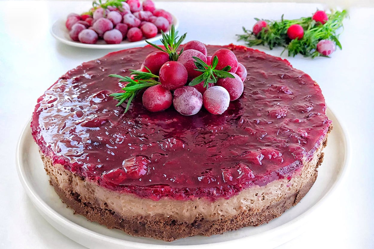 Mayhoş Tadıyla: Vişneli Pişmeyen Cheesecake