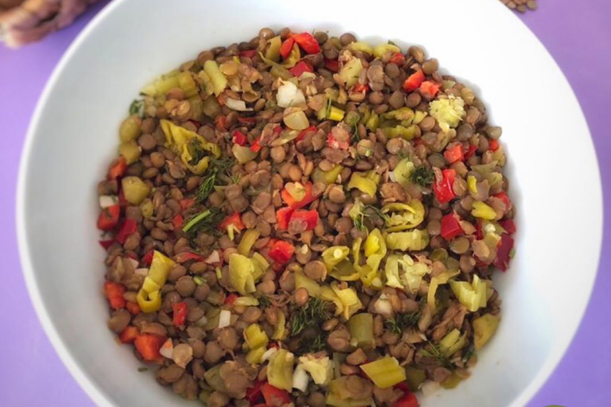 Vitamin Deposu: Yeşil Mercimekli Salata